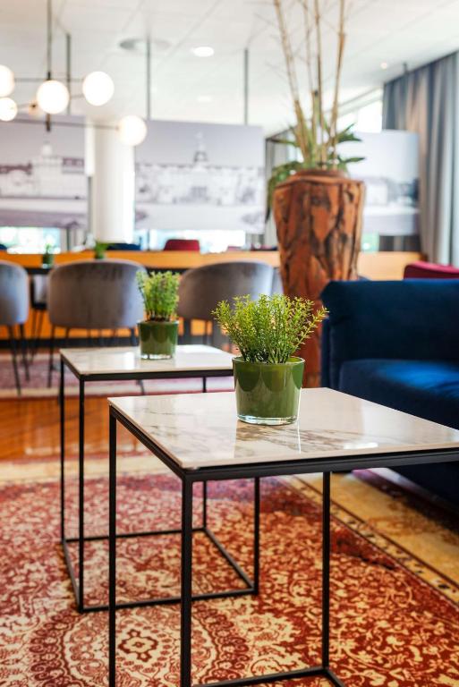 Posezení v ubytování Radisson Blu Hotel Karlsruhe