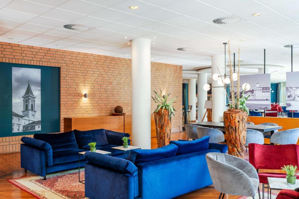 Posezení v ubytování Radisson Blu Hotel Karlsruhe