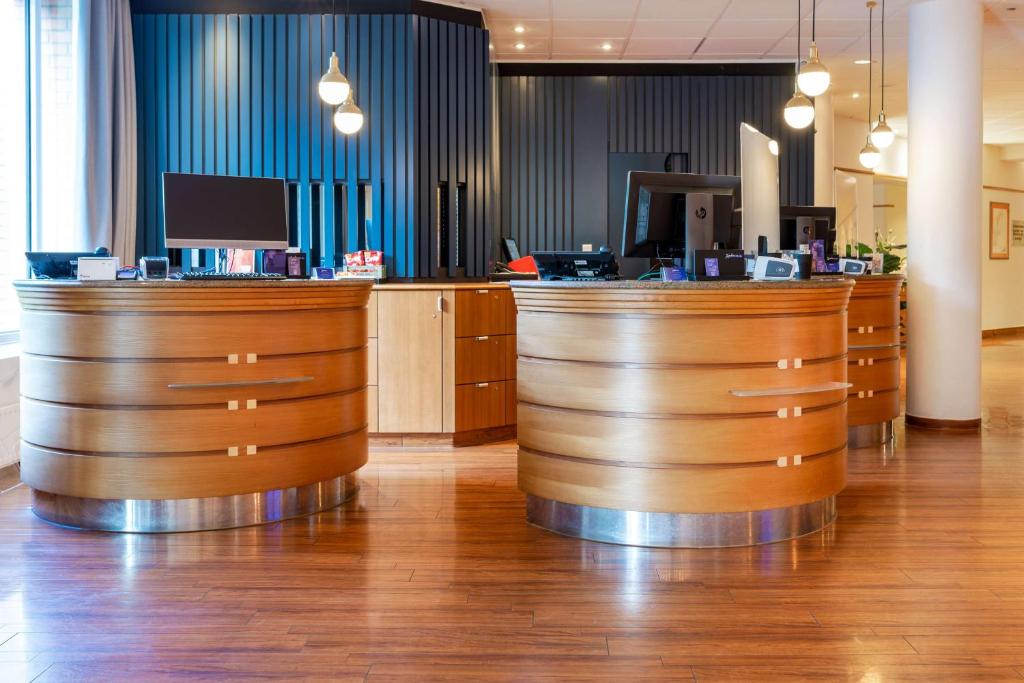 Vstupní hala nebo recepce v ubytování Radisson Blu Hotel Karlsruhe