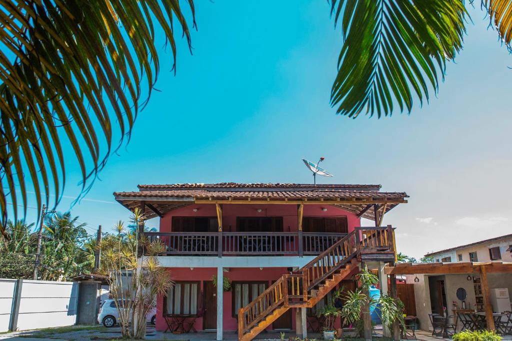 Bygningen som pensionatet ligger i