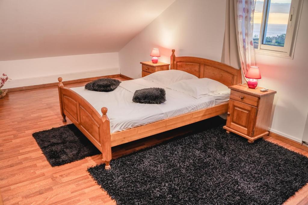 Postel nebo postele na pokoji v ubytování Le Coin d'Azur