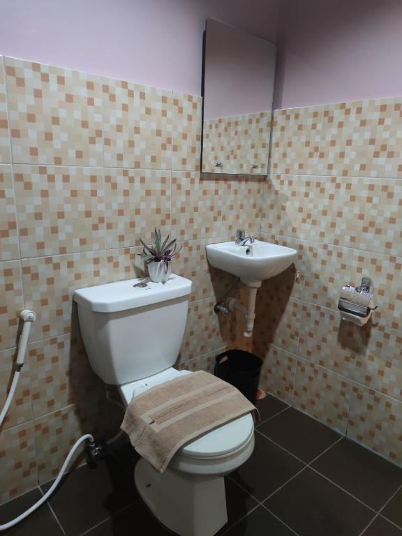 Koupelna v ubytování Glory Hotel Cubao
