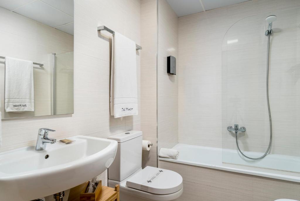 Koupelna v ubytování Suites Del Pintor