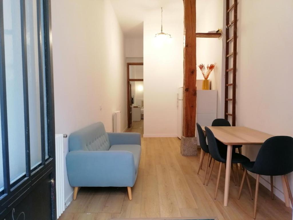 Zona d'estar a Apartamento de diseño Malasaña