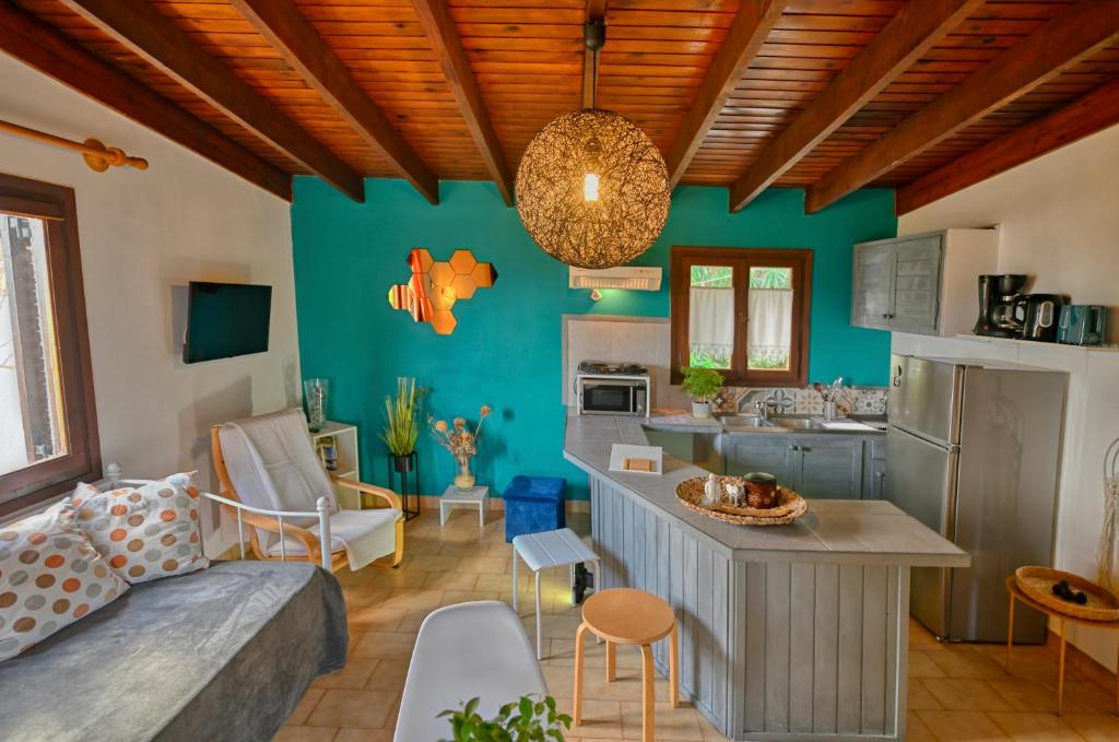 Kuchyň nebo kuchyňský kout v ubytování Villas Vista Del Mar