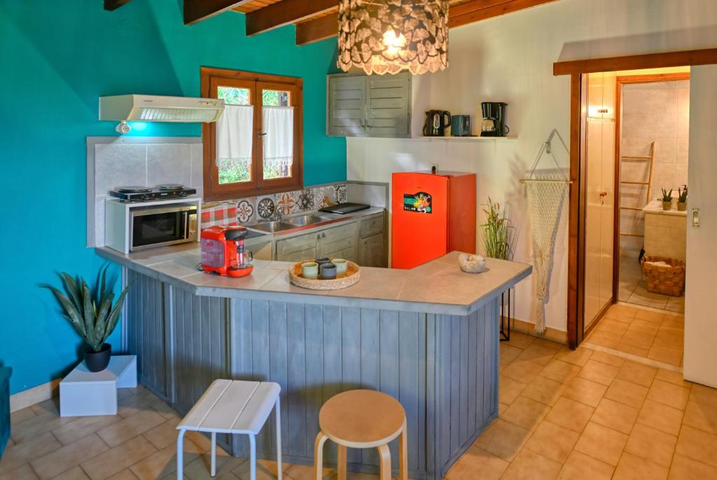 Kuchyň nebo kuchyňský kout v ubytování Villas Vista Del Mar