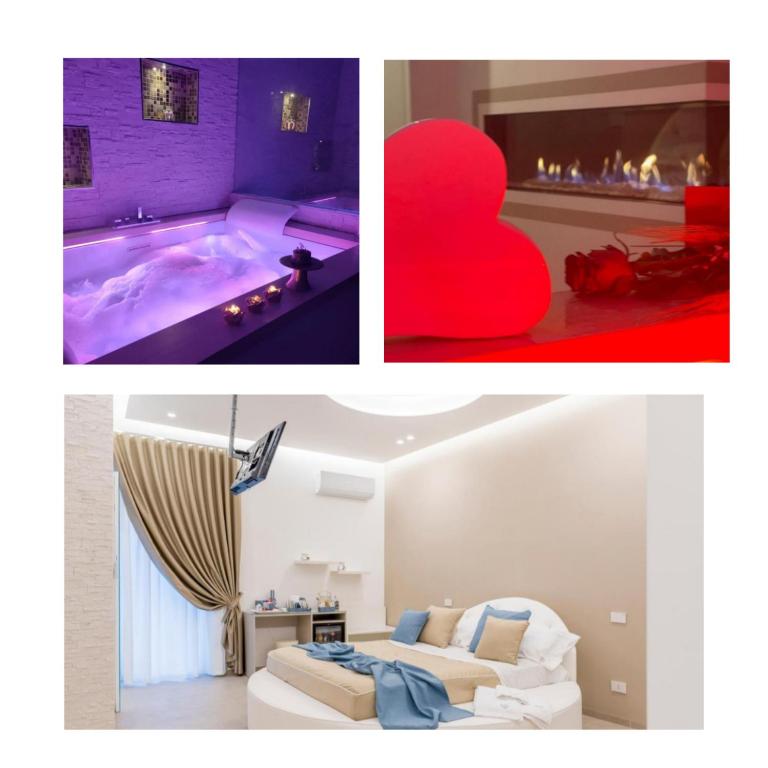 A bed or beds in a room at Romantic Suite