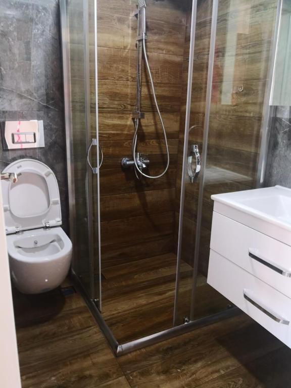 Koupelna v ubytování Ferienwohnung in Finike, 150 Meter vom Meer entfernt 3