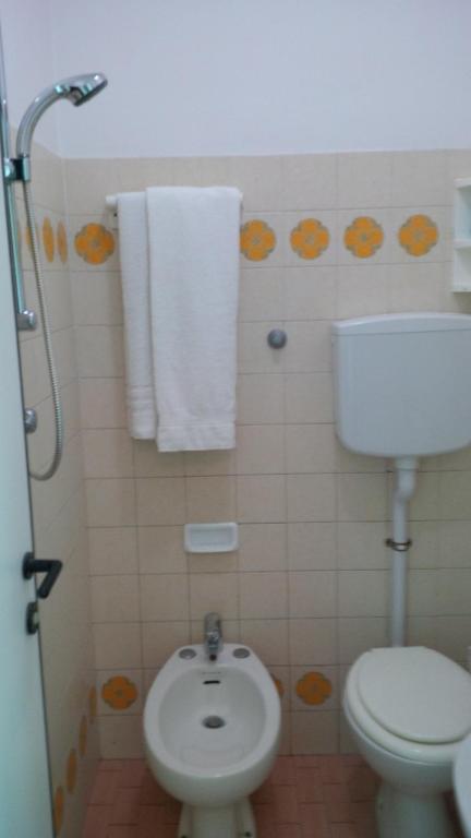 Koupelna v ubytování Hotel Trocadero