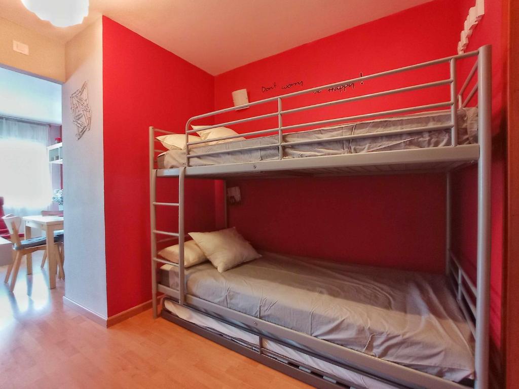Postel nebo postele na pokoji v ubytování Estudio superior serraneu