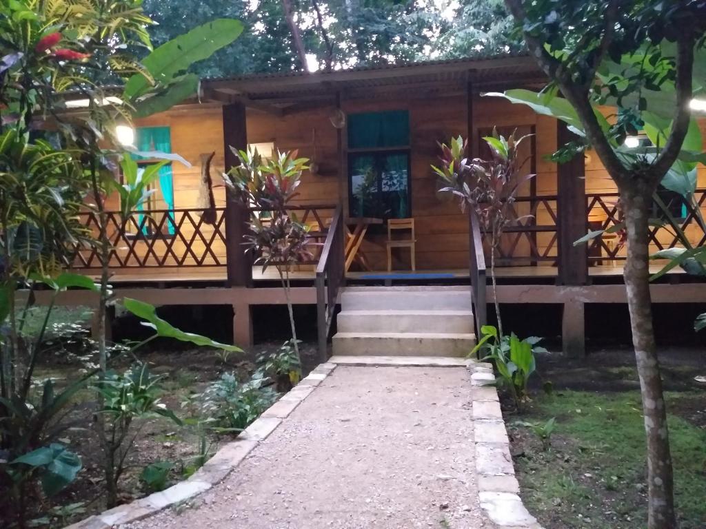 Zahrada ubytování Cabaña Tu´ur