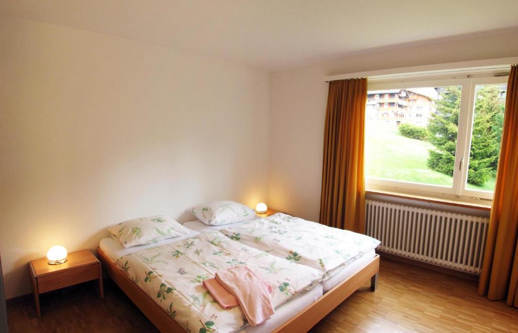 Postel nebo postele na pokoji v ubytování Haus Cristal