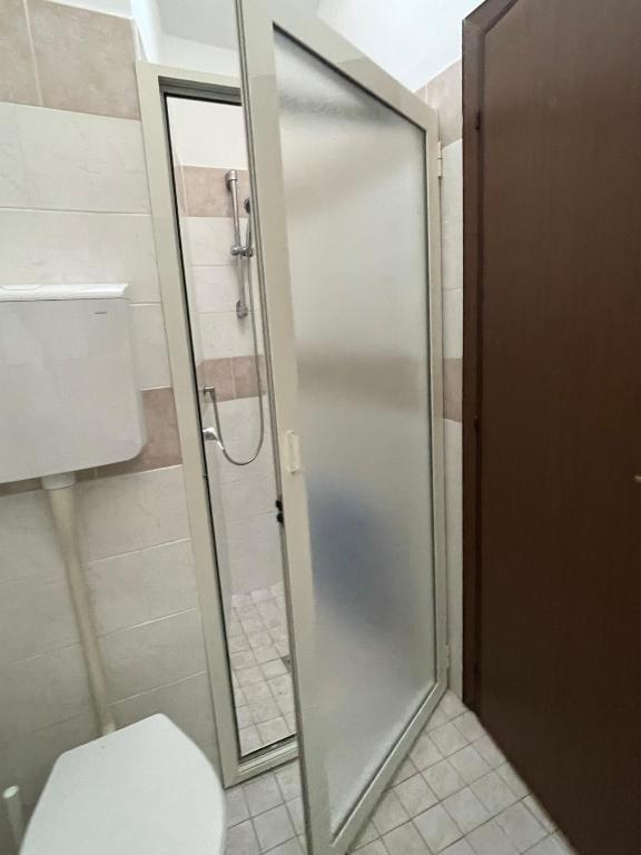 Koupelna v ubytování Hotel Adler