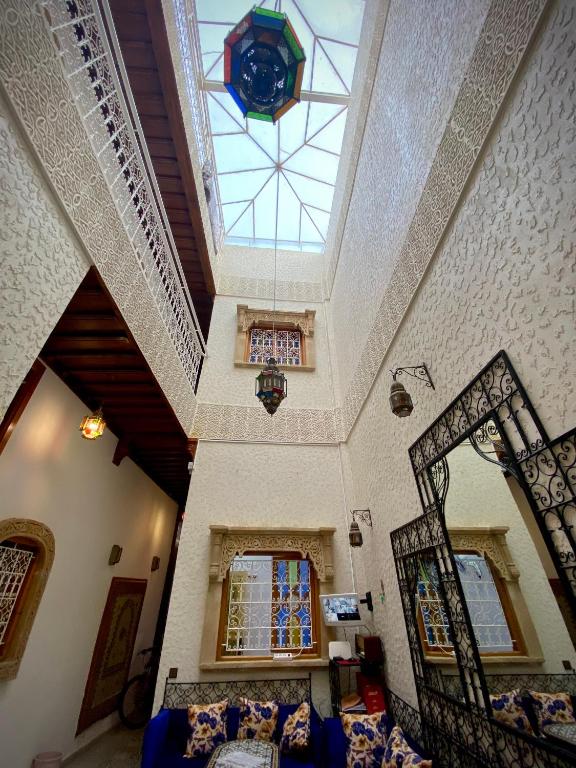 Istumisnurk majutusasutuses Riad Najiba