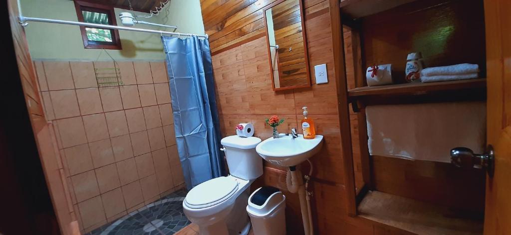 Koupelna v ubytování Jardin entre Montañas