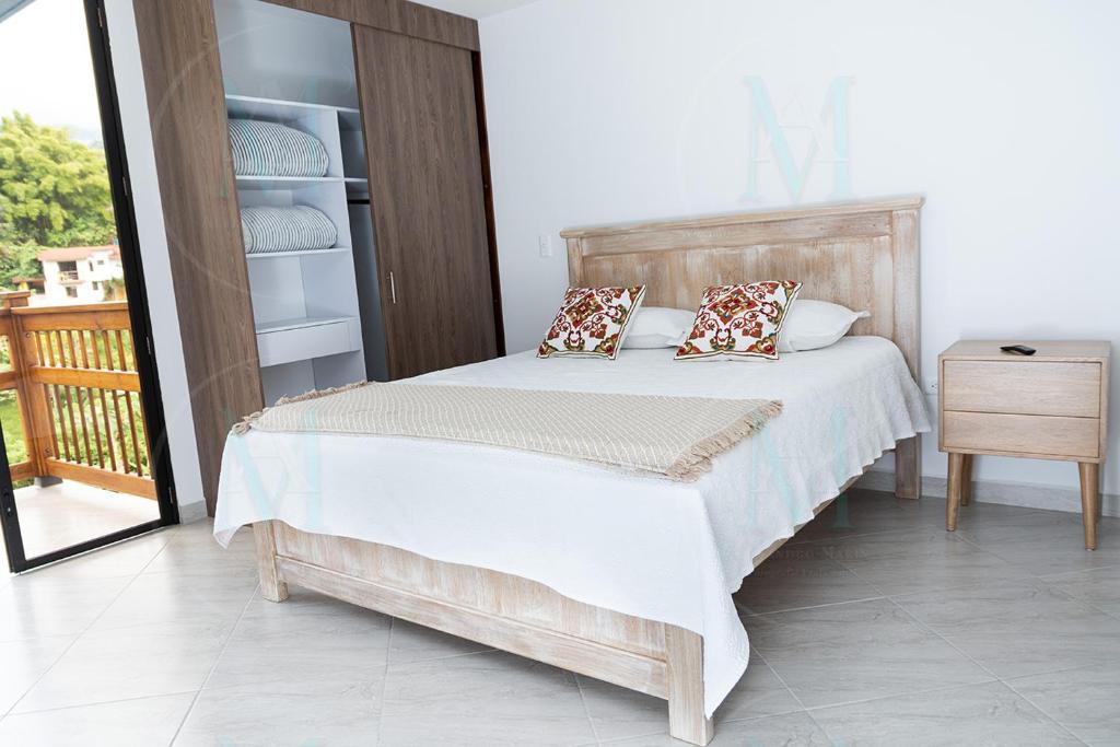 Postel nebo postele na pokoji v ubytování La Casa de Ana 2