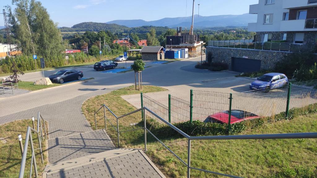 Výhľad na hory alebo výhľad na hory priamo z apartmánu