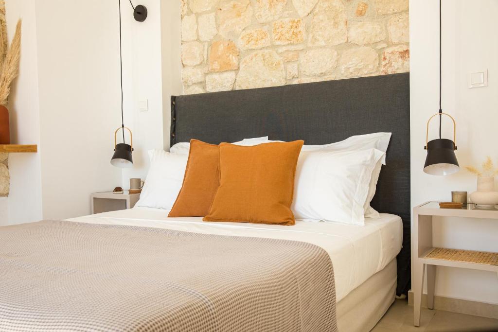 Posteľ alebo postele v izbe v ubytovaní ArtHill eco villas