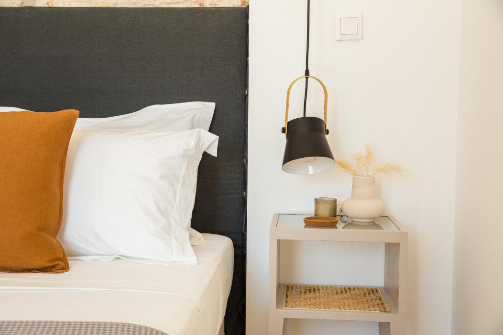 Posteľ alebo postele v izbe v ubytovaní ArtHill eco villas