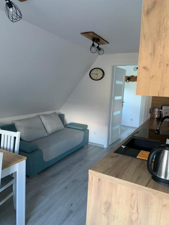 Kuchyňa alebo kuchynka v ubytovaní Apartament DWA DĘBY