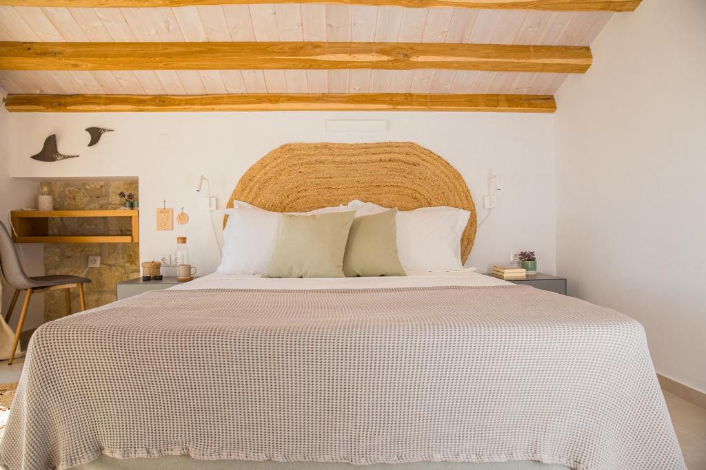 Posteľ alebo postele v izbe v ubytovaní ArtHill eco villas