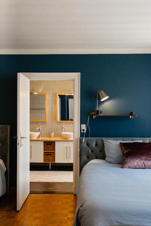 Postel nebo postele na pokoji v ubytování B&B Vrijheid 4