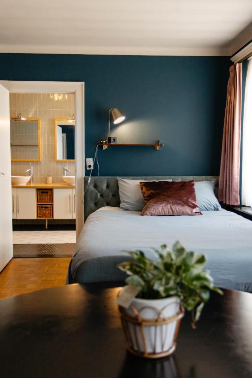 Postel nebo postele na pokoji v ubytování B&B Vrijheid 4