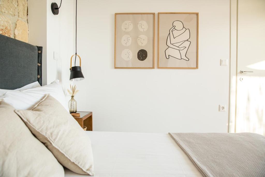 Posteľ alebo postele v izbe v ubytovaní ArtHill eco villas