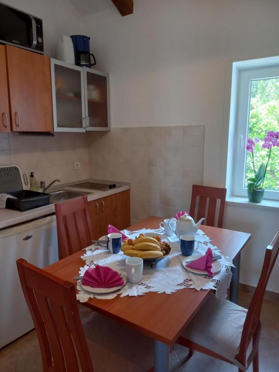 Kuchyň nebo kuchyňský kout v ubytování Villa Sea Dream Koločep