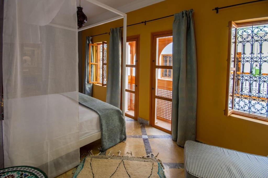 Postel nebo postele na pokoji v ubytování Riad SofYan & Spa