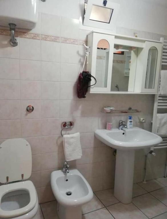 Koupelna v ubytování La lucerna delle dodici stelle
