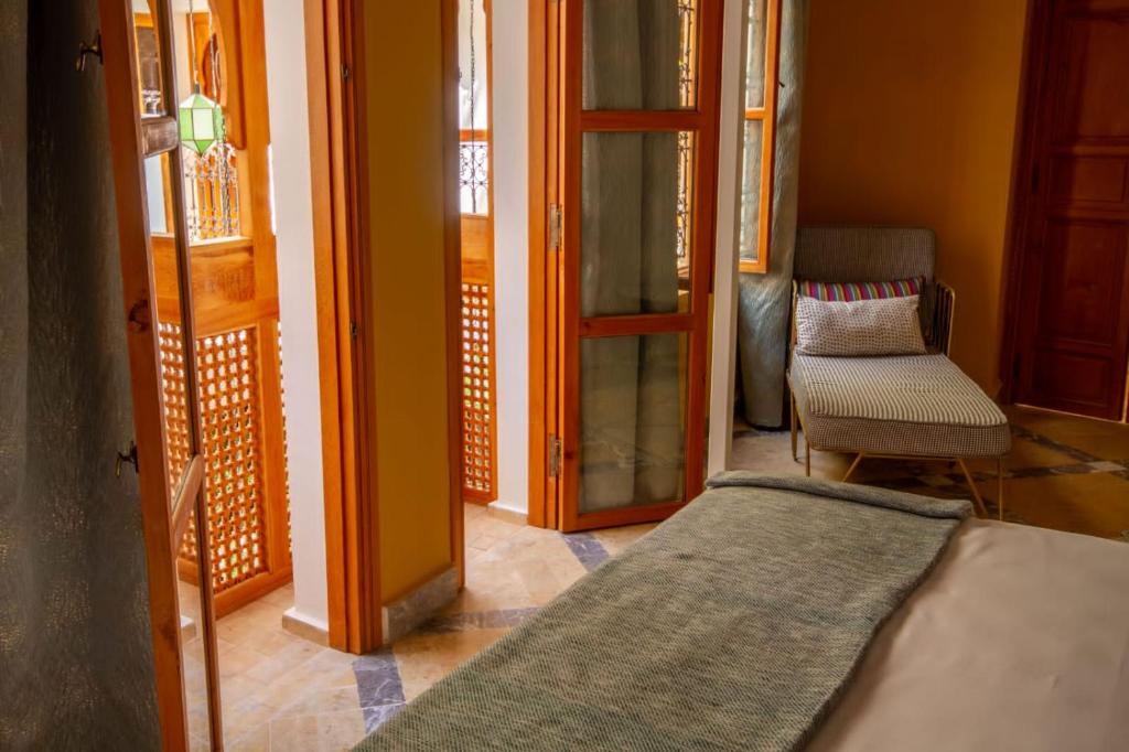 Postel nebo postele na pokoji v ubytování Riad SofYan & Spa