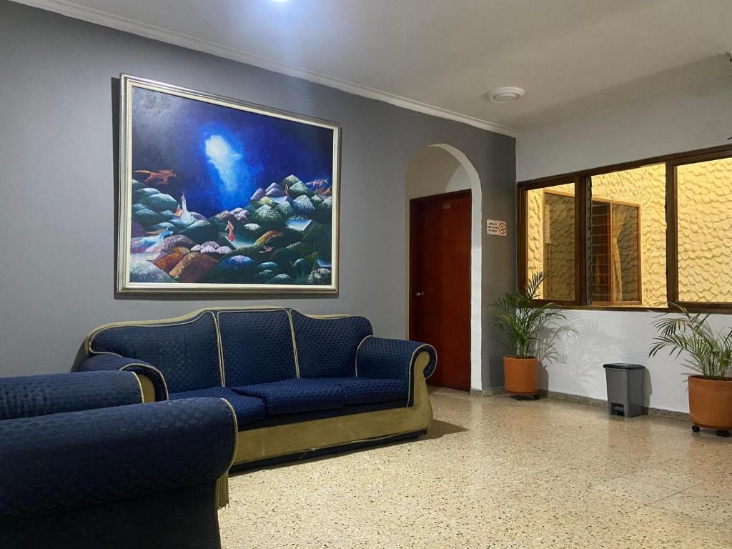 Posezení v ubytování Hotel Caldas Plaza