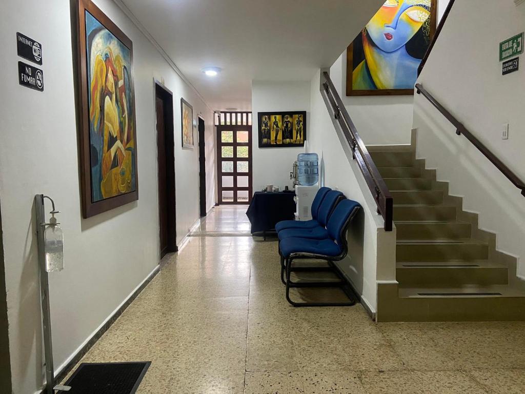Posezení v ubytování Hotel Caldas Plaza