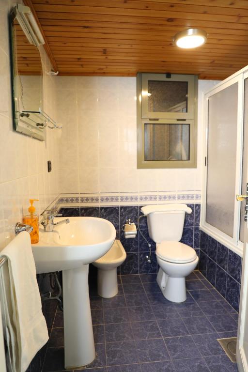 Koupelna v ubytování Viccini Suites