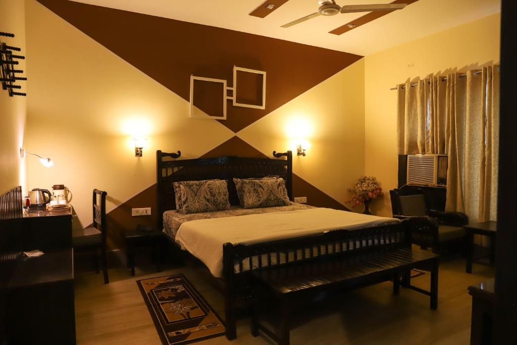 Postel nebo postele na pokoji v ubytování Pearl of Taj Home Stay