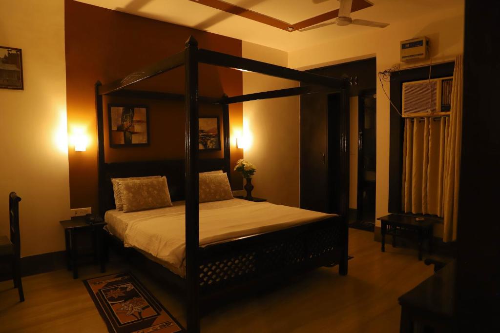 Postel nebo postele na pokoji v ubytování Pearl of Taj Home Stay