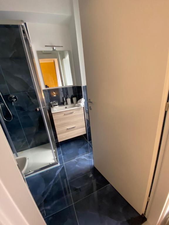 Koupelna v ubytování Hotel Plaza Ungheria