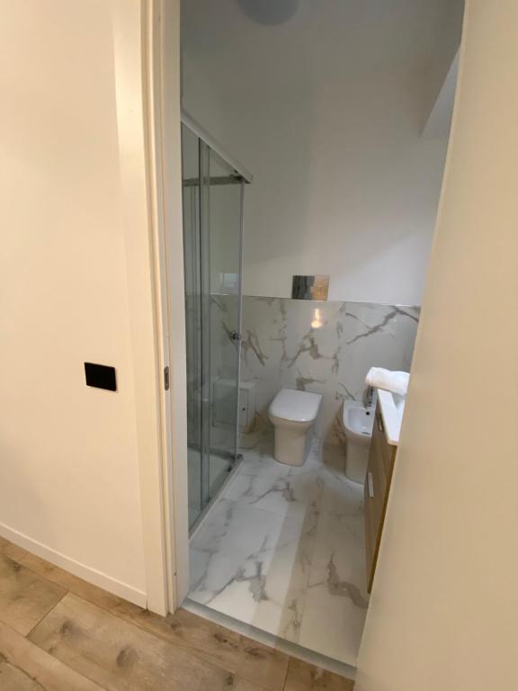 Koupelna v ubytování Hotel Plaza Ungheria