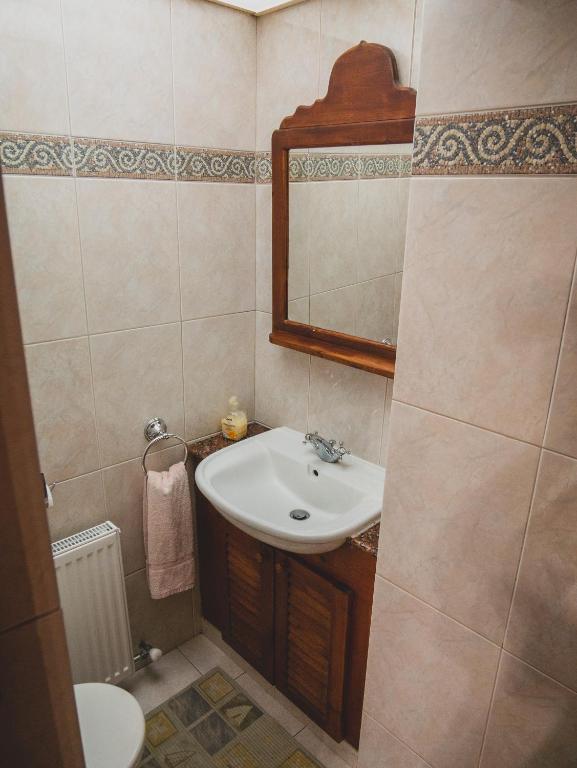 Koupelna v ubytování Revecca House