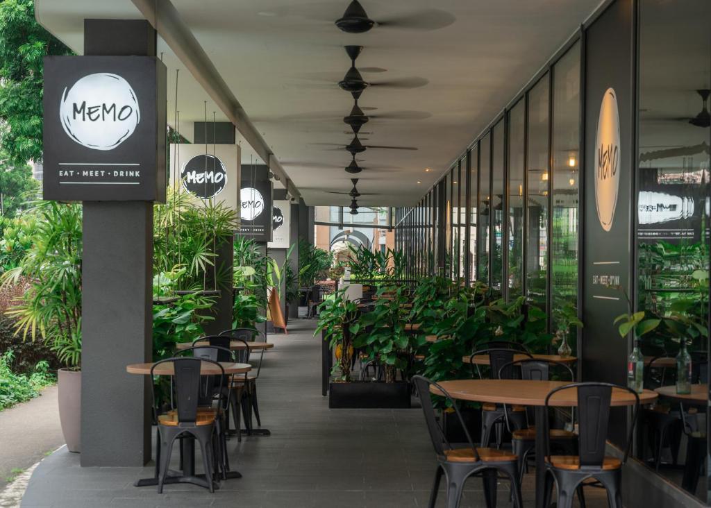 Restaurace v ubytování Studio M Hotel