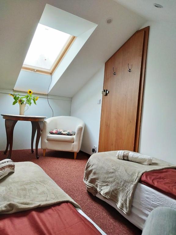 Pokoje nad Młynem - Habitación Gemela Con Baño Privado