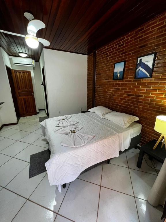 Postel nebo postele na pokoji v ubytování Pousada Ilha Grande