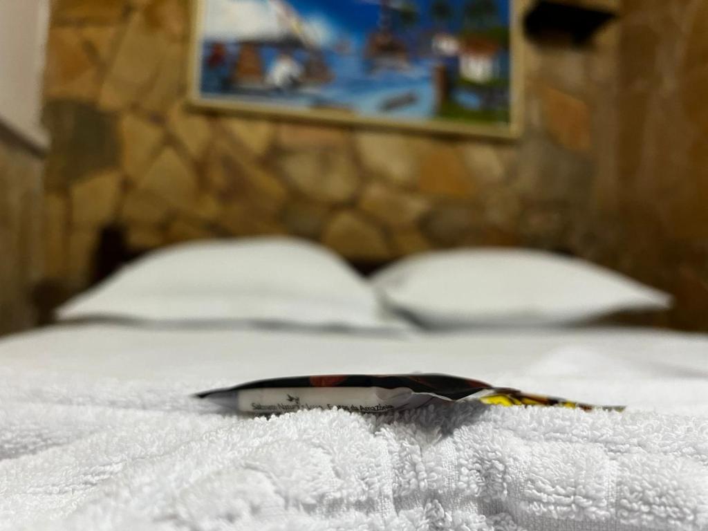 Postel nebo postele na pokoji v ubytování Pousada Ilha Grande