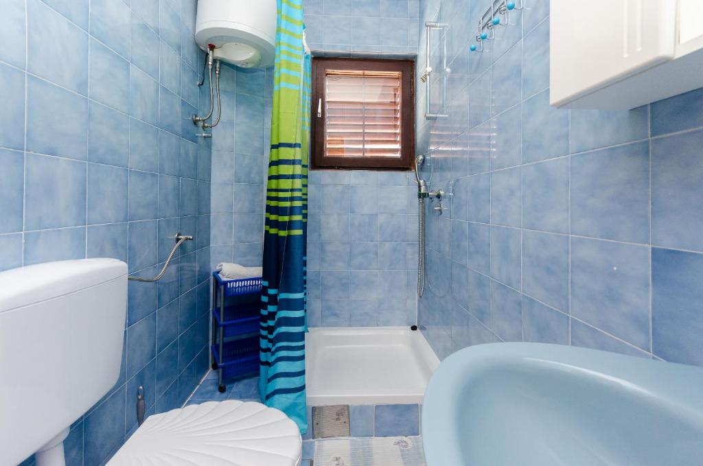 Koupelna v ubytování Apartments Ljubica J