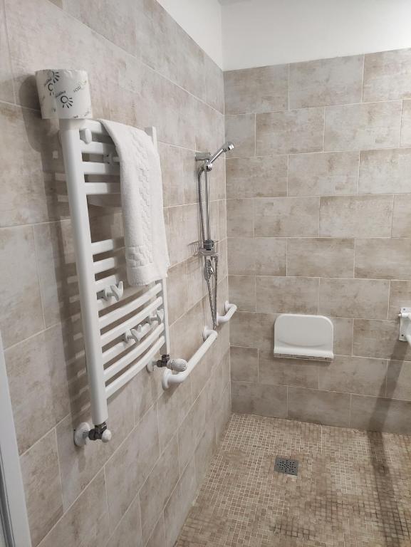 Koupelna v ubytování Hotel Big Bang