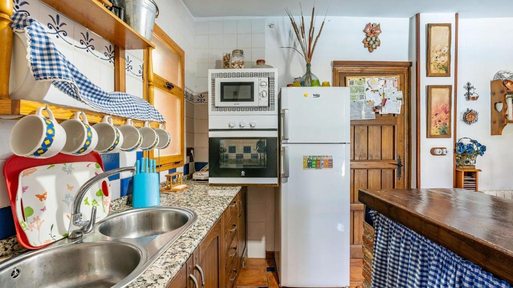 A kitchen or kitchenette at Casa Rural La Rubia Nigüelas by Ruralidays