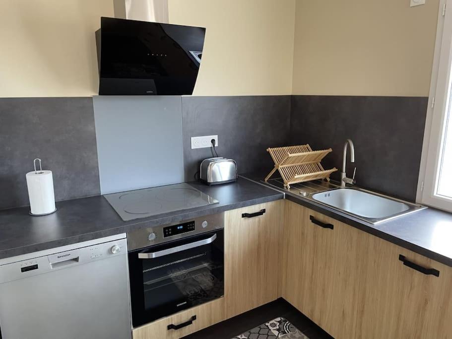Kuchyňa alebo kuchynka v ubytovaní Magnifique appartement T3 tout confort