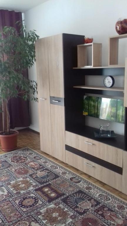 Kuchyň nebo kuchyňský kout v ubytování Apartament 2 camere Blaj Str Avram Iancu Bl 9