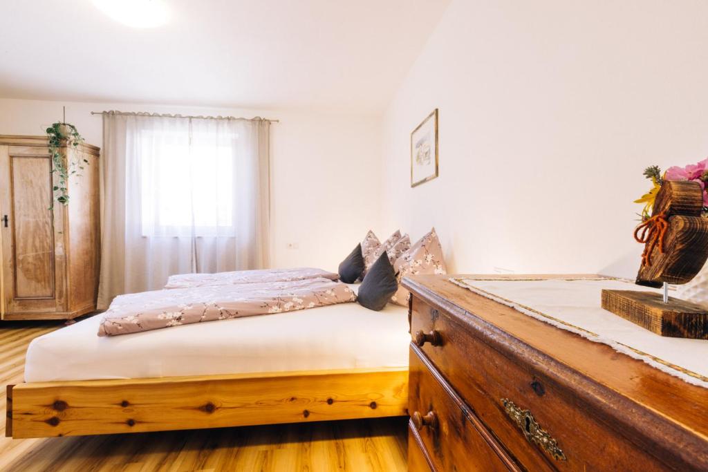 Postel nebo postele na pokoji v ubytování Stimpflhof